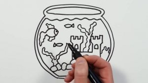 Рисуем и раскашиваем рыбок! \\ Рисование для девочек! Давайте рисовать  вместе!