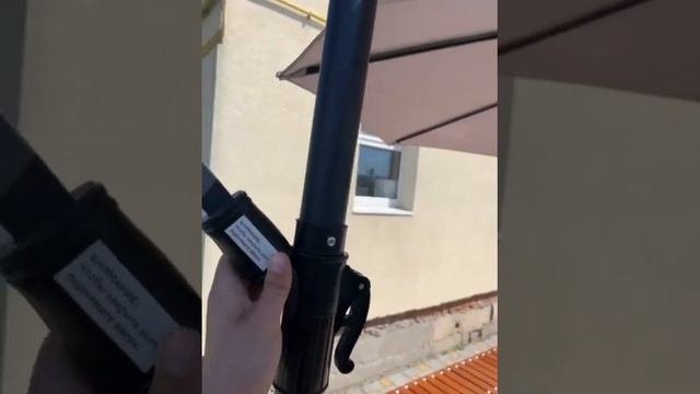 зонт усиленный с боковой опорой