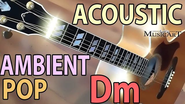 Pop Acoustic Guitar Backing Track in D minor смотреть онлайн