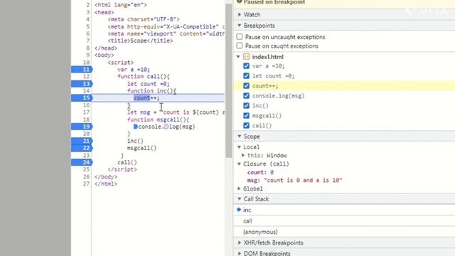 closure || closure in javascript #javascript #interview #frontend #webdevelopment #closure #reactjs