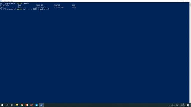 Docker (урок 1: images, container, запуск container , dockerhub) смотреть онлайн