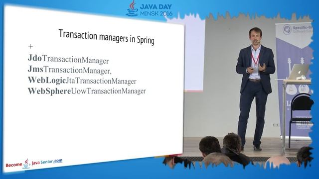 Dmytro Sokolov. Принципы работы с транзакциями при помощи Spring JTA