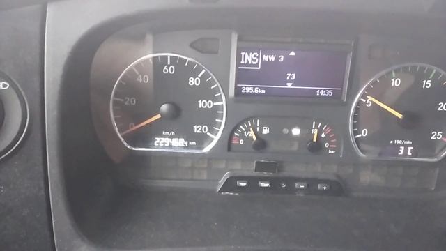 Как посмотреть меню Mersedes-Benz Axor 1836 2012гв