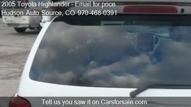 2005 Toyota Highlander for sale in Silverthorne, CO 80498 a смотреть онлайн
