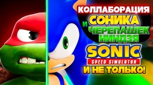 КОЛЛАБОРАЦИЯ СОНИКА и ЧЕРЕПАШЕК-НИНДЗЯ | Sonic Speed Simulator #соник #sonic #sonicspeedsimulator