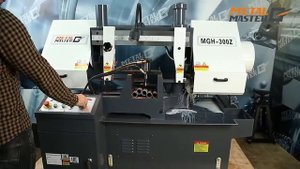 Двухколонный ленточнопильный станок с поворотной рамой Metal Master MGH 300Z. Подробный обзор