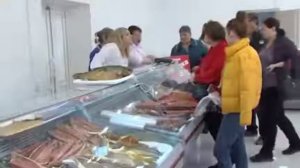 Открытие рыбного магазина