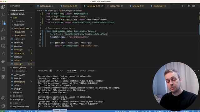 Django - Building Form Wizards with formtools and django-crispy-forms