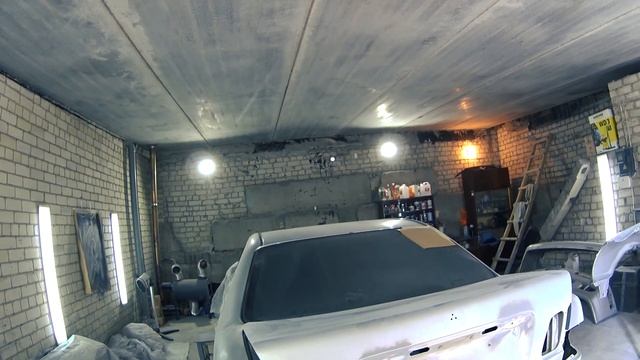 Ремонт W210. Красим передние крылья. Красим крышу. Красим крышку багажника! Покраска мерседес!