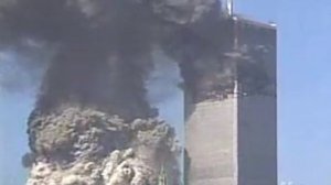 WTC South Tower Two Collapsing Wollworth Clip