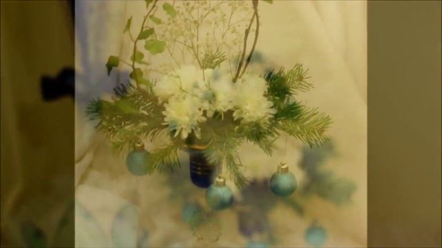 Новогодние композиции из цветов смотреть онлайн