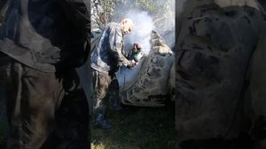 Как разрезать покрышки от трактора или погрузчика самому?