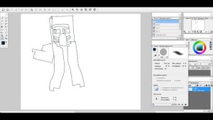 РИСУНКИ МАЙНКРАФТ #2 Эндермен, Утопленник и Житель в Minecraft