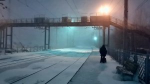 25 Декабря 2021. Саратов. Пробираемся через метель и снегопад. / December 2021. Snowstorm in Sarato