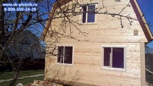 Дачный домик из бруса 5х6м