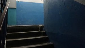 Очень шумный лифт МЛЗ 1997 года выпуска. Скорость 0,71 м/c, Грузоподъемность Q 400 КГ.