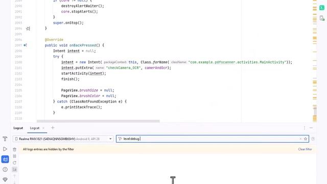 How to Find the Logcat Error-Debug-info in New Android Studio Giraffe-Kotline-JitPack Compose-DSL
