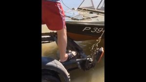 Подготовленная лодка Крым Водомёт  Испытание перед экспедицией