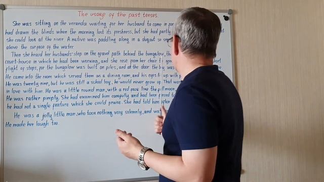 Прошедшие времена ( past tenses) в тексте. смотреть онлайн