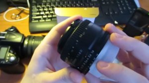 Видеообзор\Распаковка Nikon Nikkor 50mm f1 8 D Review