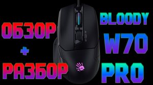 Внутренний и внешний обзор игровой мышки Bloody W70 PRO !