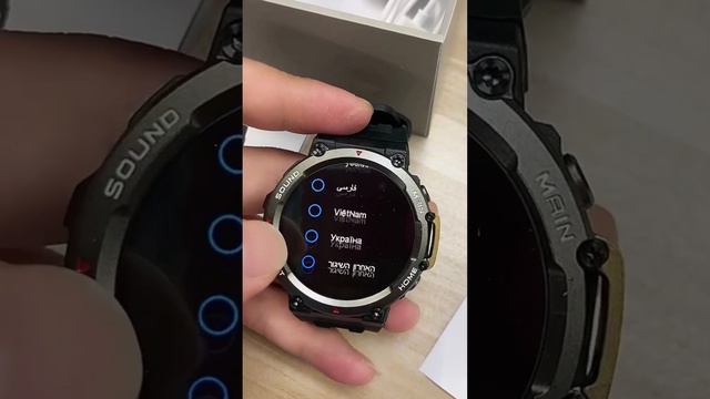 RUN2 Smartwatch Round Run2 Smart Watch with GPS Route Tracker and Mobile Phone Call