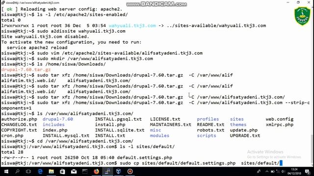 Installation Drupal 7.6 On Linux Debian 7.8 - Tutorial