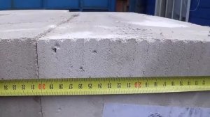 19.07.2015 газобетонные блоки Uniblock (распаковка, осмотр, замер размеров)