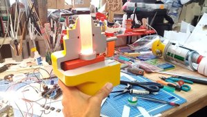 Движение шиберной задвижки