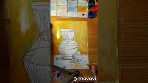 Учимся писать натюрморт в теплой цветовой гамме ( подготовительный класс)