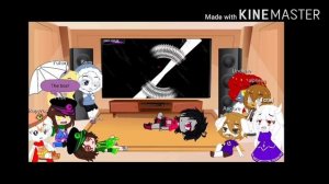 Undertale React to sans and Yukari Vs Player
