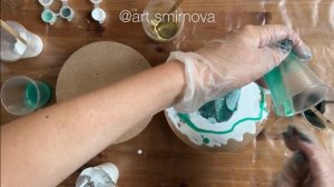 Resin art. Эпоксидная смола. Как сделать подставки из эпоксидной смолы