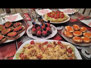 Праздничный стол из 7 блюд просто и вкусно. #праздничныйстол #праздничноеменю