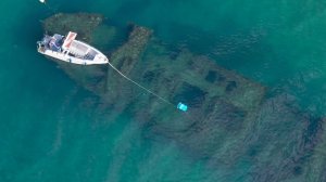 Затонувший корабль в Анапе. Погружение на морское дно