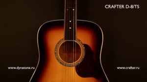 Обзор Гитары Crafter D-8/TS | Демонстрация звучания гитары Crafter