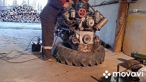 первый запуск ЯМЗ 238М2 после капиталки