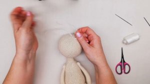 Как сделать поворотную голову кукле