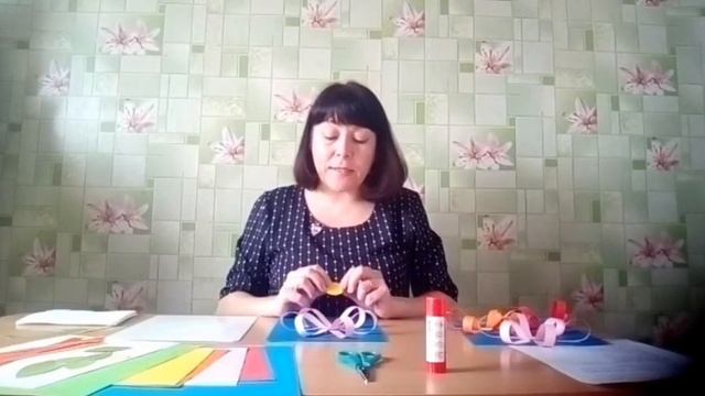 Аппликация "Цветы для любимой мамочки" 4-5 лет смотреть онлайн