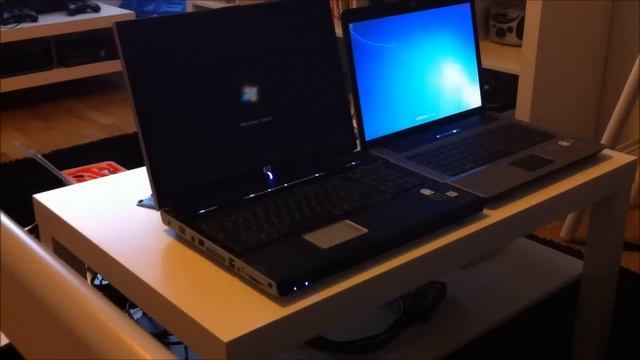 HP pavilion dv8000 vs HP compaq 6720s (boot up) смотреть онлайн