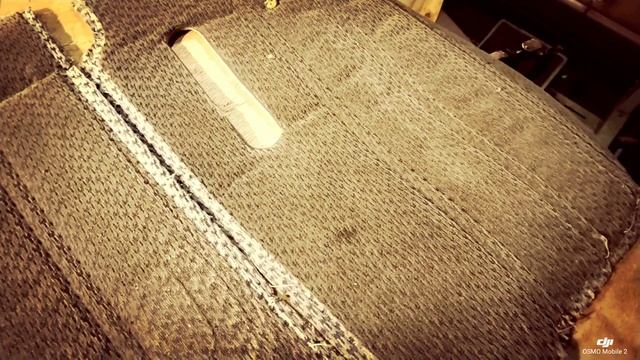 Nissan Patrol Y60. Перетяжка штатного сидения. смотреть онлайн