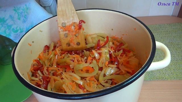 ?Без варки! Без стерилизации! Салат из зеленых помидоров на зиму / Ну очень вкусный салат ??? № 35