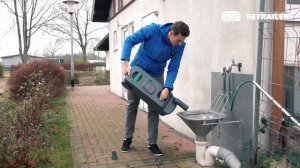 Слив кассеты биотуалета в кемпинге / Кассета Thetford