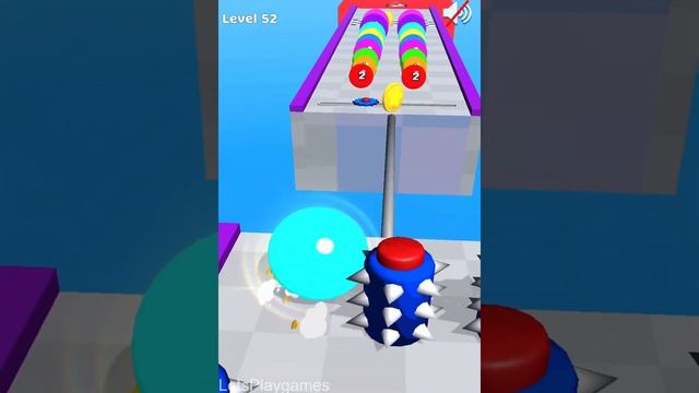 2048 Balls Run Challenge Game - Ball Run 2048 Color Race ! All Levels Gameplay (49-56) android, ios смотреть онлайн