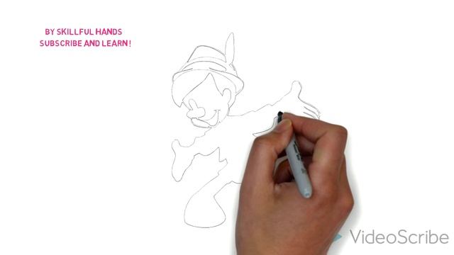 How to Draw a Pinocchio / Как нарисовать Пиноккио смотреть онлайн