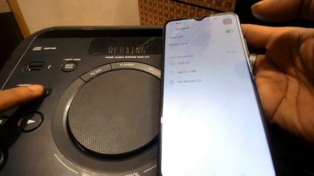 How To Connect Mobile To Sony Home Audio System MHCV11 смотреть онлайн