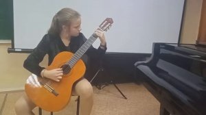 ДРОНЯЕВА ВЛАДА. 4 клас.  А. Винницький. Етюд #5.