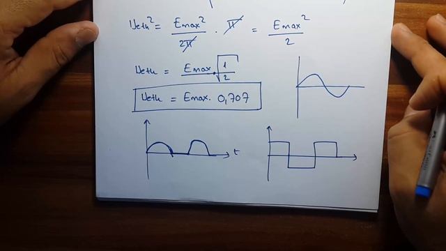 Alternatif Akım Devre Analizi Dersleri (Ders 3) Ani, Maksimum, Ortalama, Etkin Değerin Bulunması смотреть онлайн