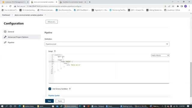 JENKINS FOR BEGINNERS-5-ENVIRONMENTAL & GLOBAL VARIABLES  #jenkins #jenkinstutorial #devopstutorial