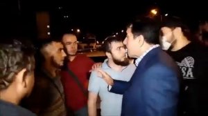 Кавказцы оскорбляют сотрудников полиции в Люблино