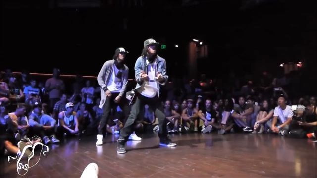 Батл, хип хоп танцы Les Twins vs Zamounda смотреть онлайн